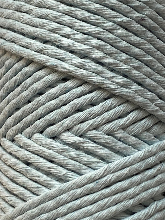 3mm single strand macrame cord in LIGHT BLUE