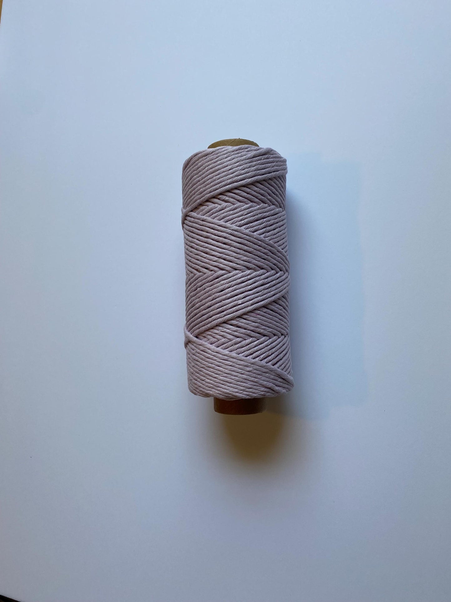 3mm single strand macrame cord in LAVENDER