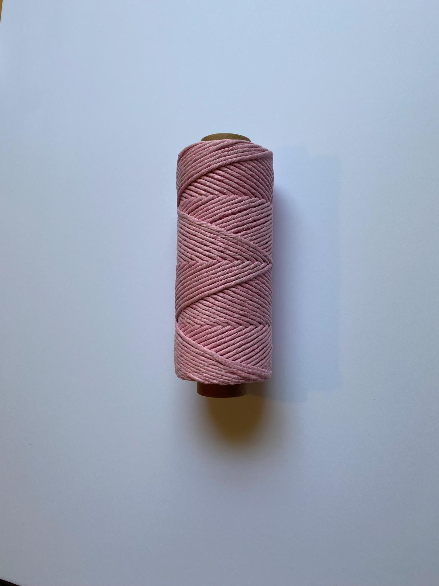3mm single strand macrame cord in PINK
